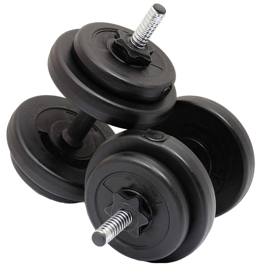 10kg Home Gym Set 10Kg Plate 3Feet Curl Rod and Dumbbells Rods with Gym Accessories