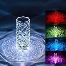 Crystal Rose Diamond 16 Color RGB Changing Mode LED Night Lights